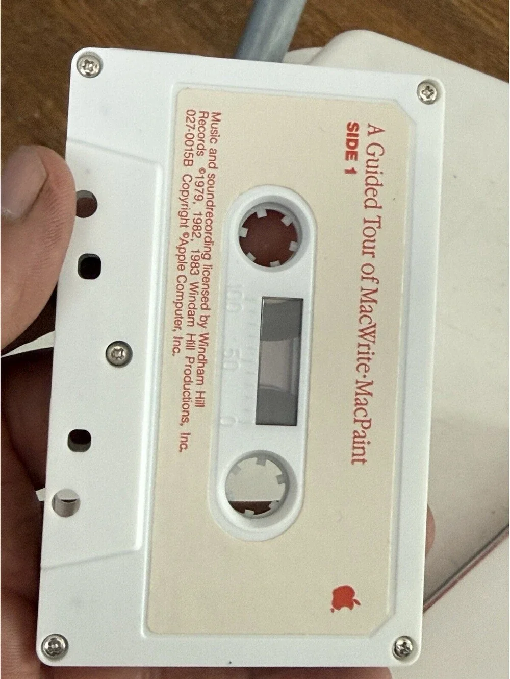 1984 A Guided Tour of Macintosh and MacWrite MacPaint Cassette 128K M0001 Mac